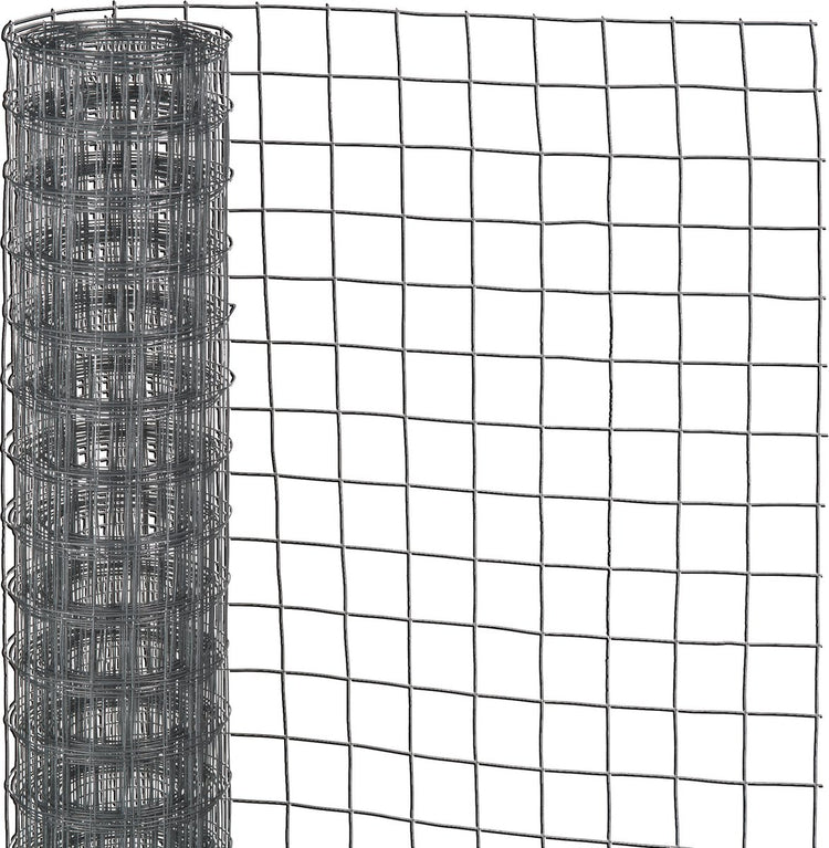 Natur – verzinktes Stahlgeflecht – 3 x 1 m – grau – 6,4 mm Maschenweite