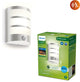 Philips LED Philips Python Wandleuchte – ultraeffizient – Edelstahl – mit Sensor – 3,8 W