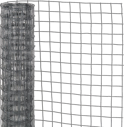 Natur – verzinktes Stahlgeflecht – 10 x 0,50 m – grau – 12,7 mm Maschenweite