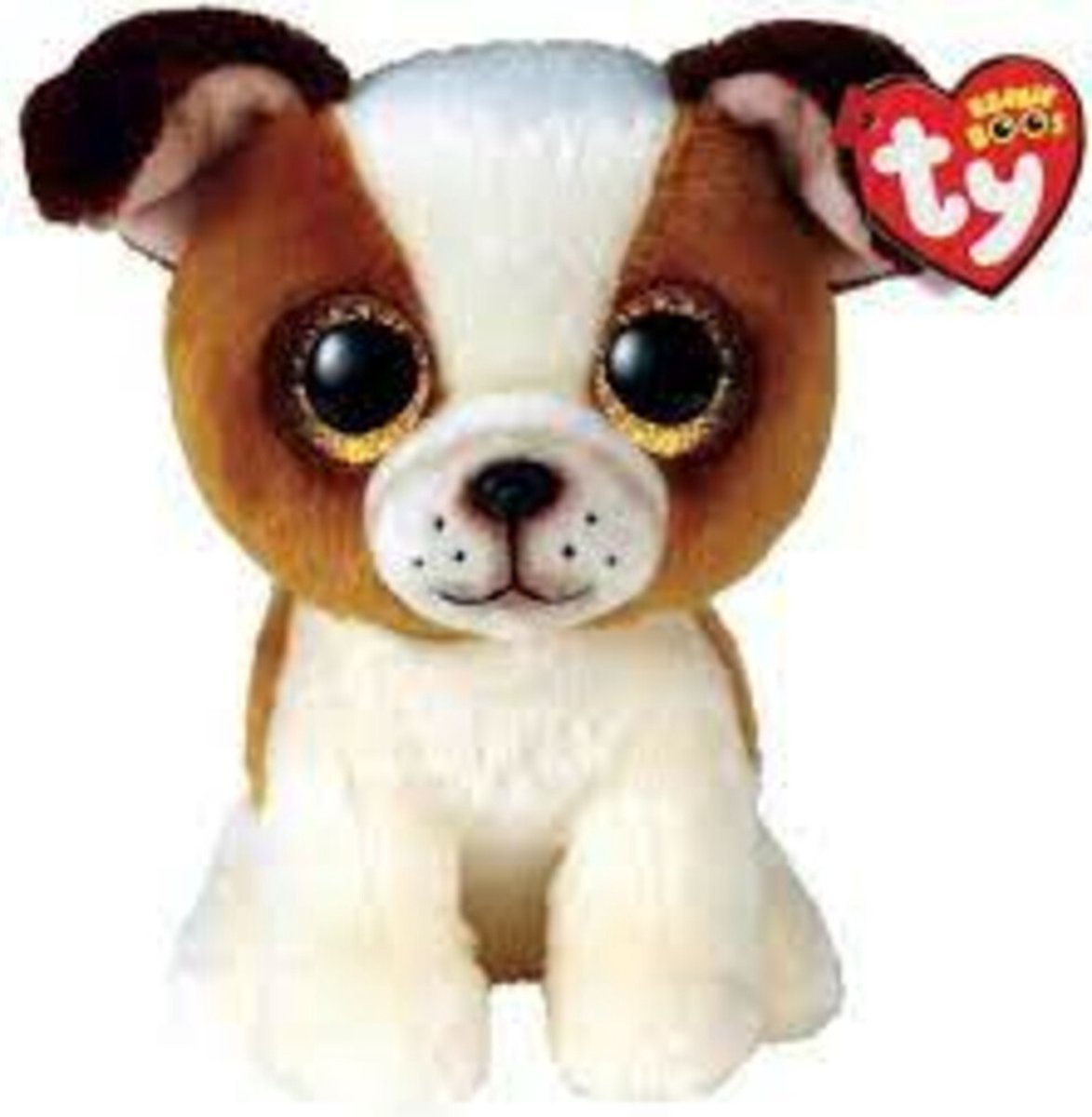 Ty Beanie Boos Hugo Bulldog, 15 cm