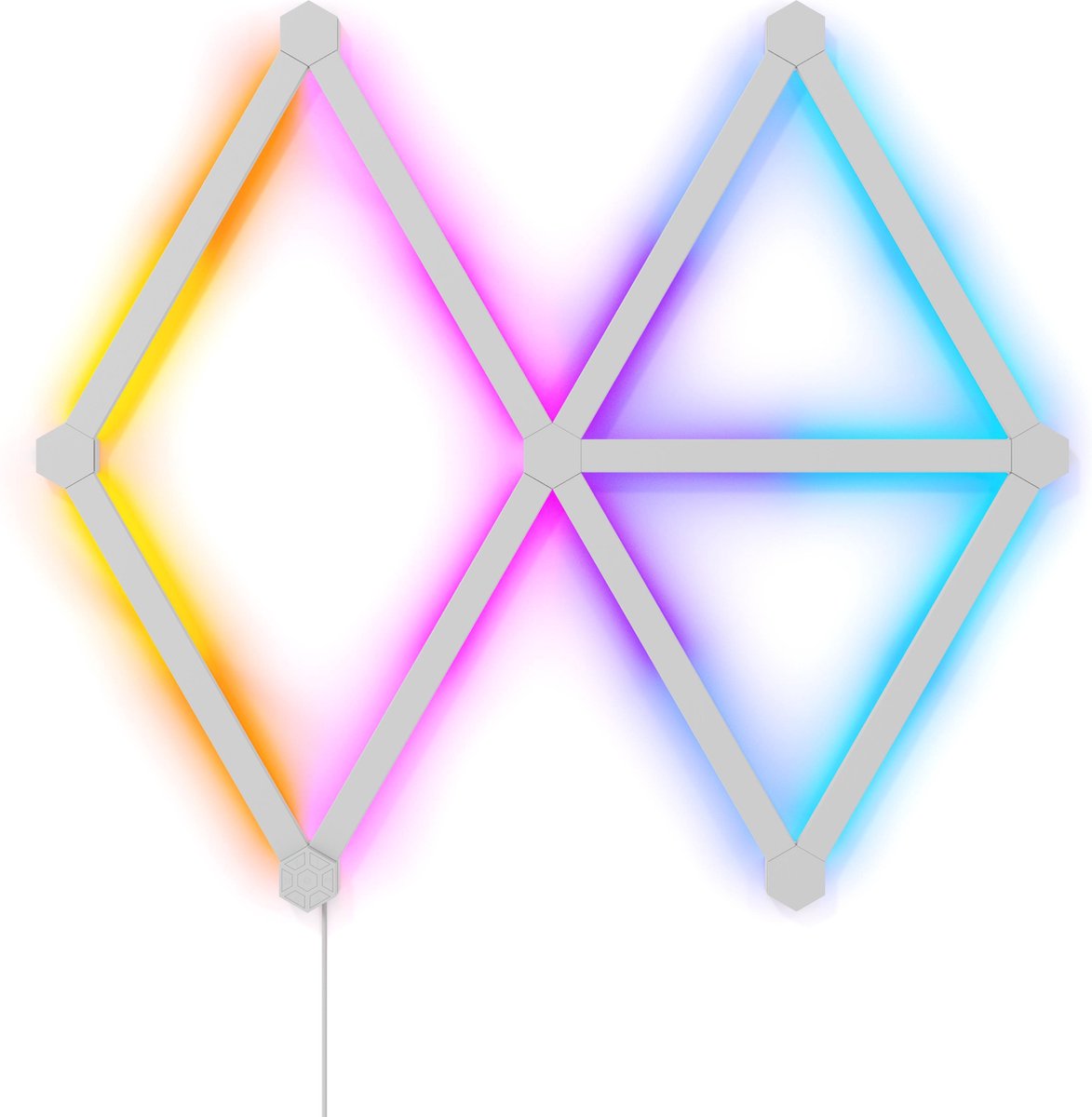 Nanoleaf-Linien 60-Grad-Starterkit – intelligente Beleuchtung – 9 LED-RGB-Lichtleisten – Siri, Google