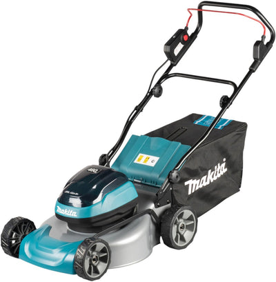 Makita DLM 466 Z Akku-Rasenmäher 36 V (2x 18 V) 46 cm bürstenlos Solo – ohne Akku, ohne Ladegerät