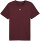 Puma M Tad Essentials Heather Cat Tee (CF Small Cat) Herren-Sportshirt – Ruby Shimmer Heather