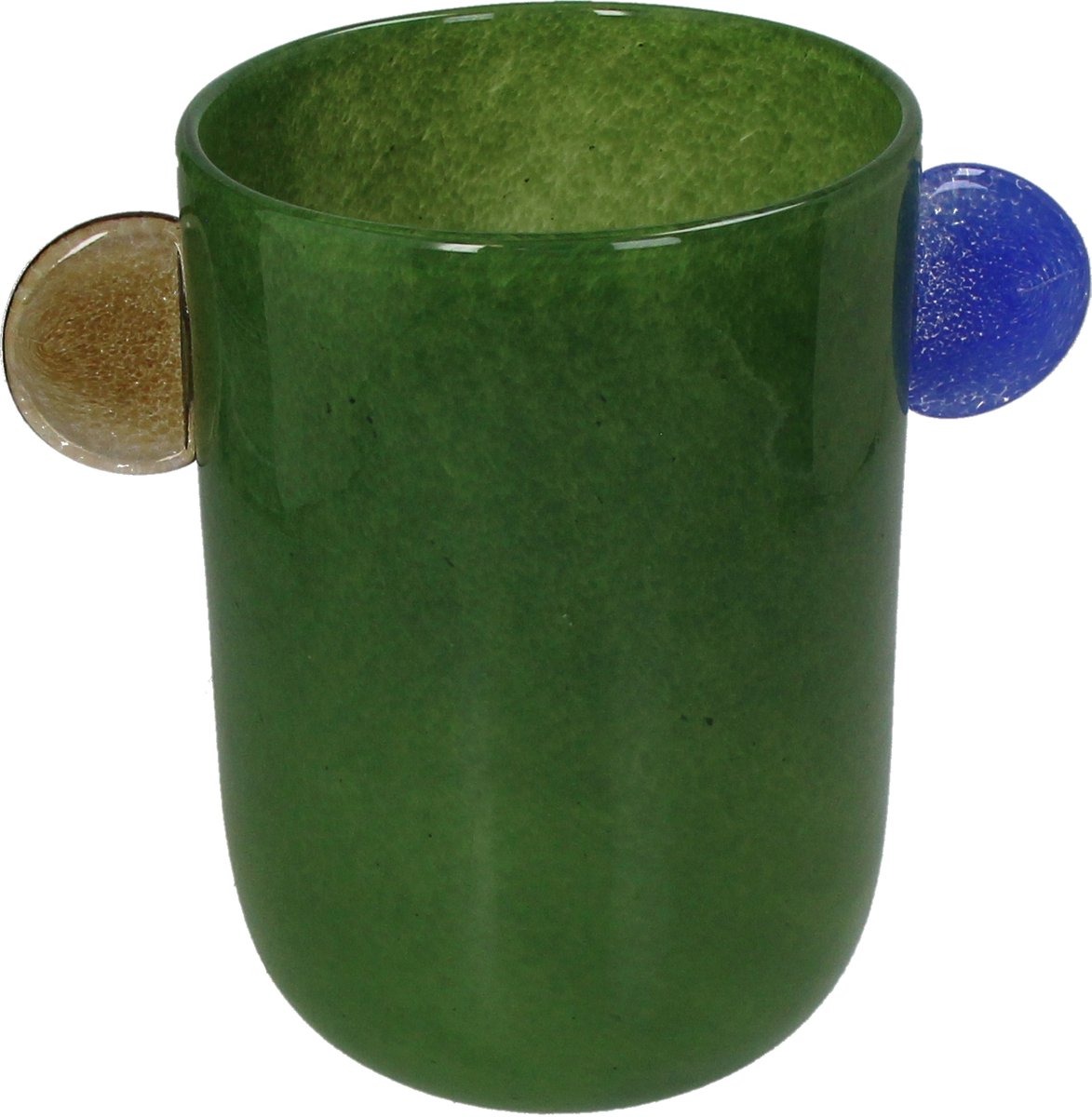 HD Collection Vase Glas grün 26x16,5x23cm