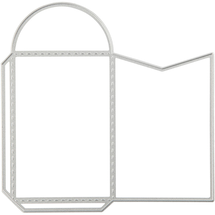 Creativ Company Stanz- und Prägeschablonen, Umschlag, Größe 8,5x5,5 cm, 1 Stück