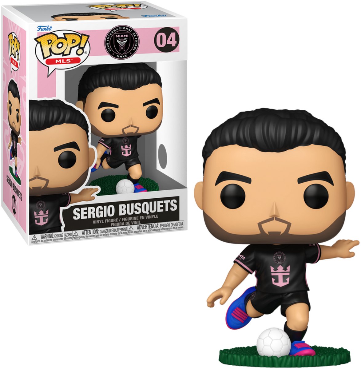 Funko Pop mls: Inter Miami – Sergio Busquets Pop #04