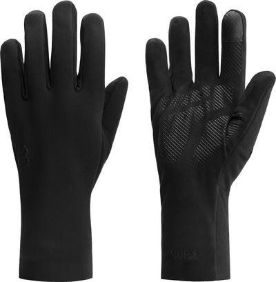BBB Cycling Airshield Fahrradhandschuhe Winter – 5 – 15 ℃ – winddicht – Fahrradhandschuhe Herren und Damen – Schwarz – Größe XXL – BWG-45