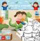Clavis Malplakat Luuk und Lotje. das Dinosauriermuseum