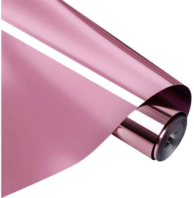 Loklik • Permanent selbstklebendes Vinyl mit Spiegelglanz-Metallic-Roségold, 30,5 x 180 cm