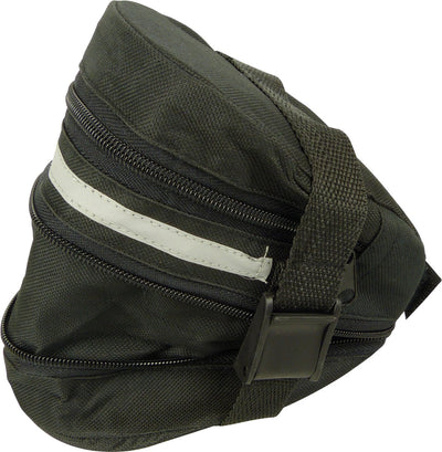 Dresco Satteltasche – reflektierend – schwarz