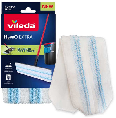 Vileda 1074571 – h2pro Ersatzmopp | 4 Stück