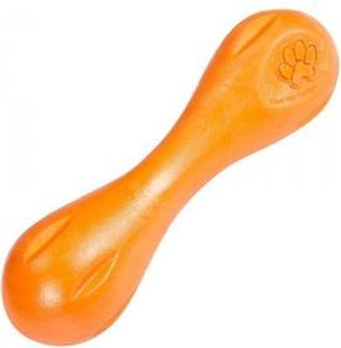 West Paw Hurley – Superstarker Kauknochen für Hunde – mit Zogoflex – Orange – L