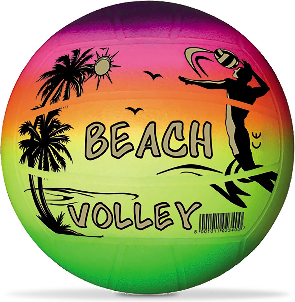 Mondo Volleyball Regenboog, 23 cm