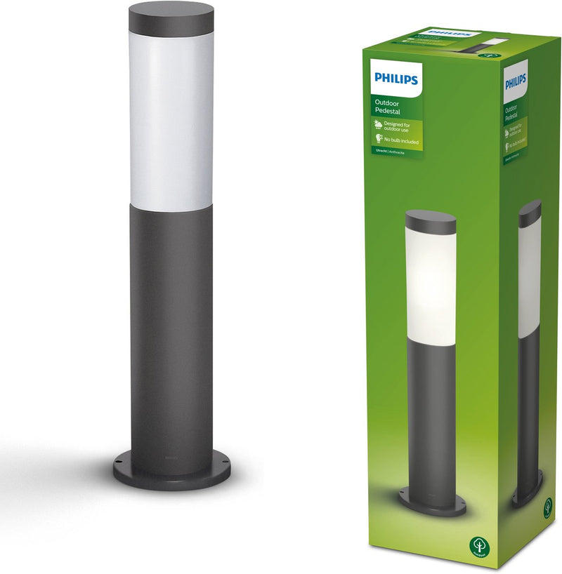 Philips LED Utrecht Sockel Anthrazit 1x20W HV