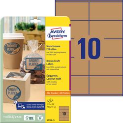 Etiketten avery l7108-25 105 x 57 mm