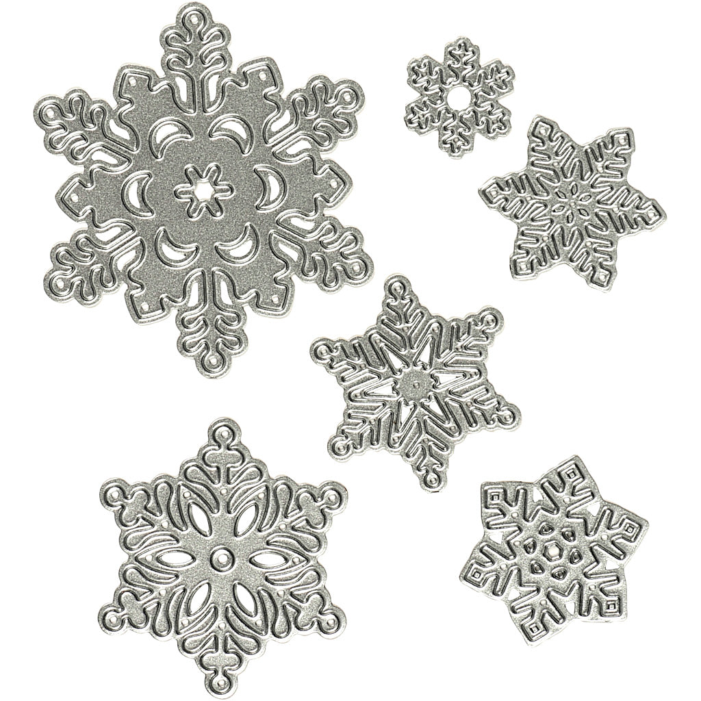 Creativ Company Stanzform, Schneeflocken, D 2-6 cm, 1 Stück