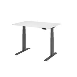 Bach Sitz-Steh-Schreibtischhammer VXDKB12 B G weiß 1200 x 800 mm
