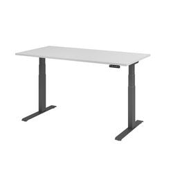 Bach Sitz-Steh-Schreibtischhammer VXDKB16 5 g grau 1600 x 800 mm
