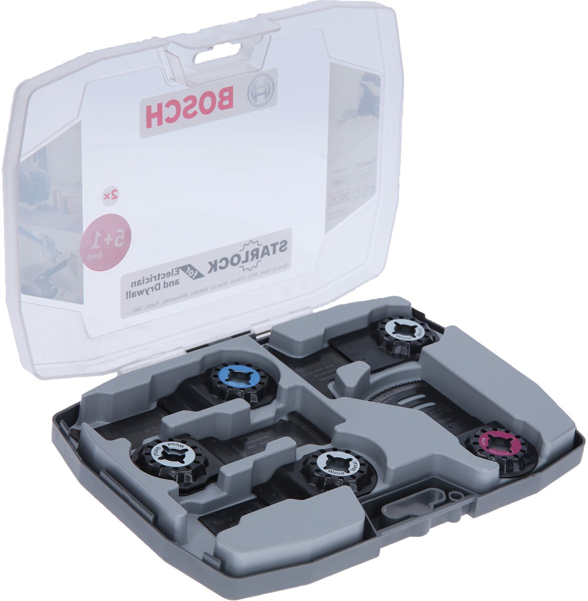 Bosch Zubehör Starlock für Elektriker Trockenbau 5+1 für Multitools – 2608664622