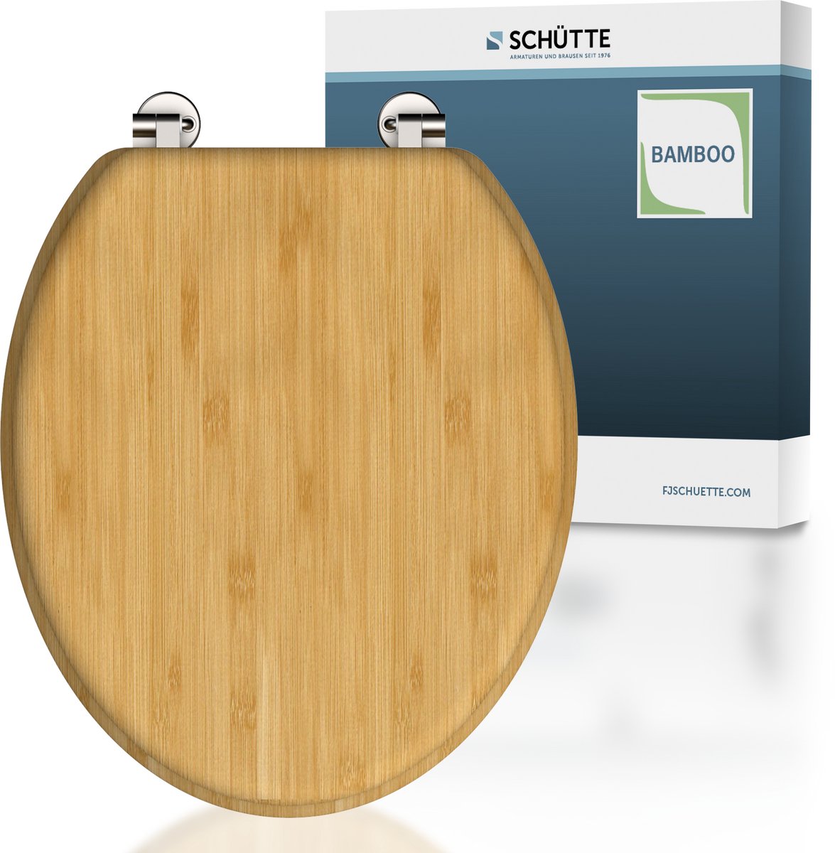 Schütte Schütte Toilettensitz dunkler Bambus