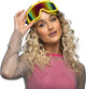 Boland Party-Skibrille neongelb