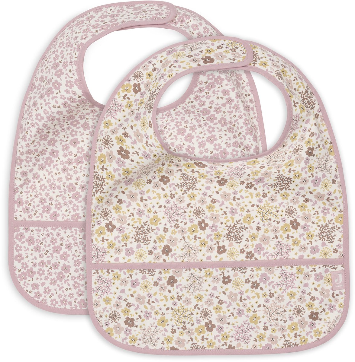 Jollein Lätzchen wasserdicht – 2 Stück – 30 cm – Blumenfeen