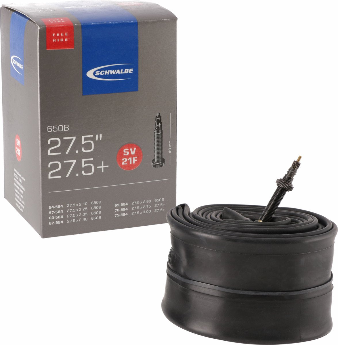 Schwalbe Schlauch FV SV21F 27.5 54 75-584