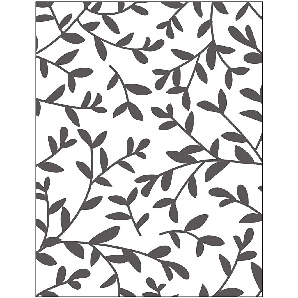 Creativ Company Prägefolder, Zweige, Größe 11x14 cm, Stärke 2 mm, 1 Stück