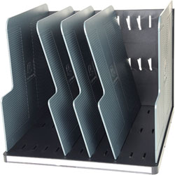 Sortierregal Exacompta 390714d ecoblack grau, schwarz
