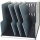 Sortierregal Exacompta 390714d ecoblack grau, schwarz