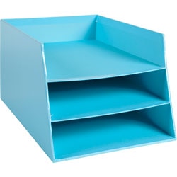 Briefablage Exacompta 13462d Aquarell Pastellblau 4er Pack
