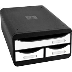 Kommode Exacompta 3117213d glänzend weiß