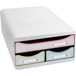 Kommode Exacompta 311913d schwarz büroweiß