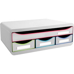 Kommode Exacompta 319913d schwarz büroweiß