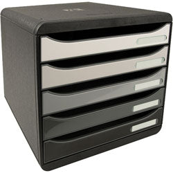 Kommode Exacompta 3097294d Grautöne Grau