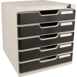Kommode Exacompta 331014d Büro schwarz