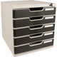 Kommode Exacompta 331014d Büro schwarz