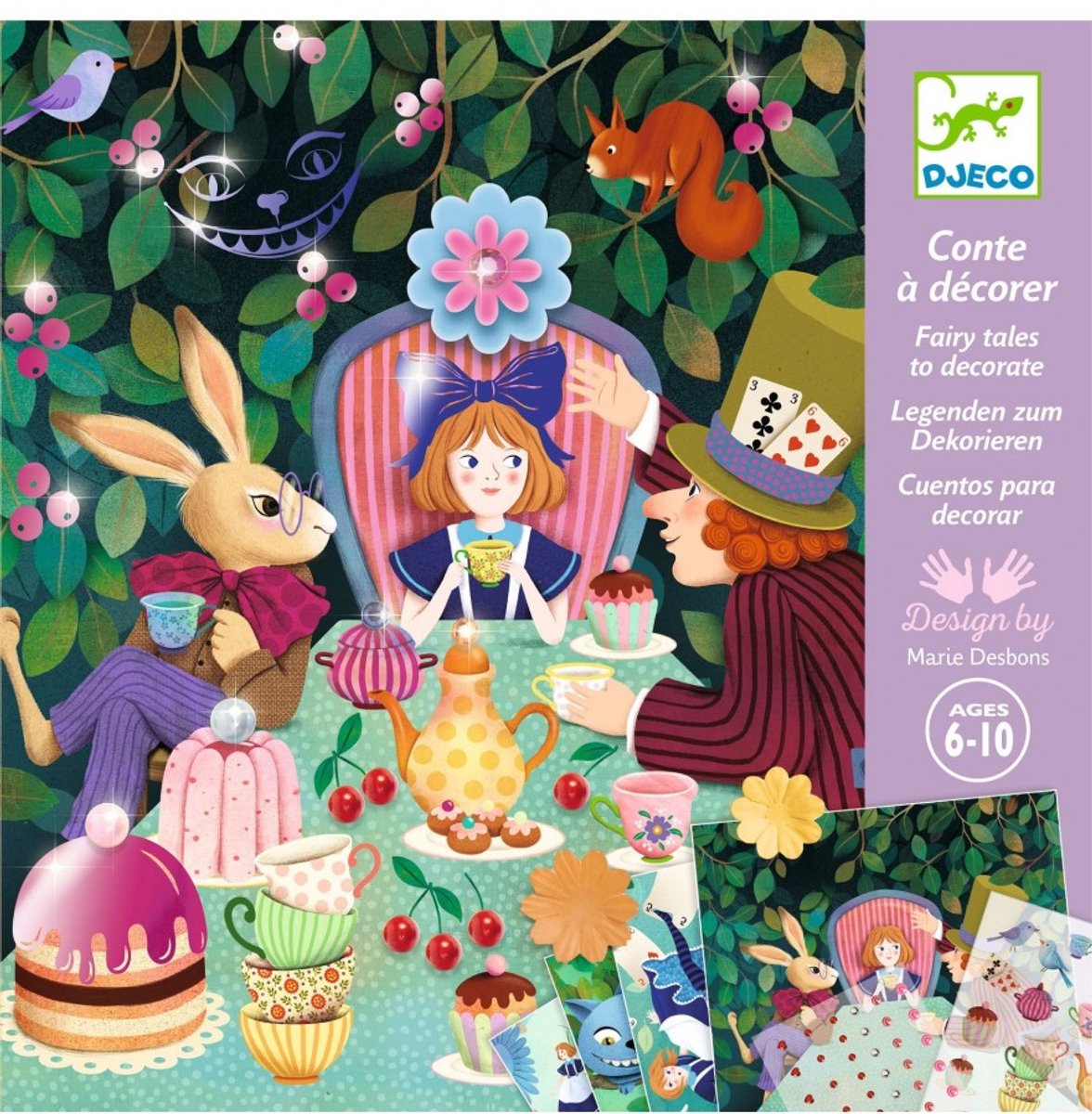 Djeco Bastelset Wunderland – Kreativspielzeug FSC-Mix.