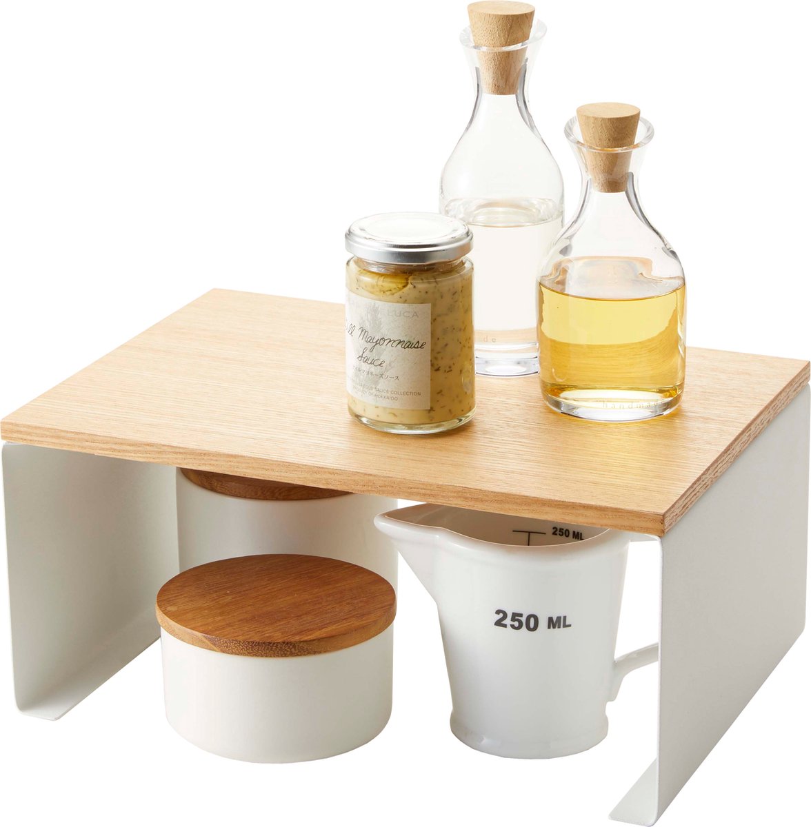 Yamazaki Küchenregal – L – Tosca – Weiß