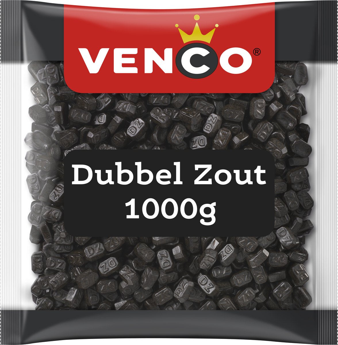 Venco Doppelsalz - salziges Lakritz - 1000g