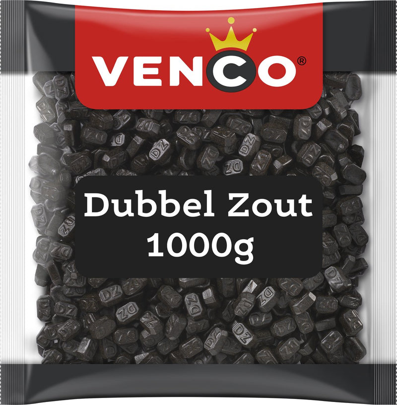 Venco Doppelsalz - salziges Lakritz - 1000g