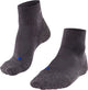Falke TK2 Cool Short Anti-Blister Wandersocken aus dickem Lyocell-Funktionsmaterial Damen Grau – Größe 41-42