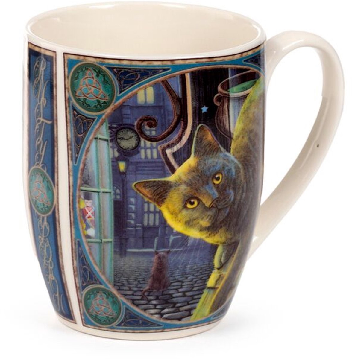 Lisa Parker Rusty Cauldron Kat Porzellanbecher