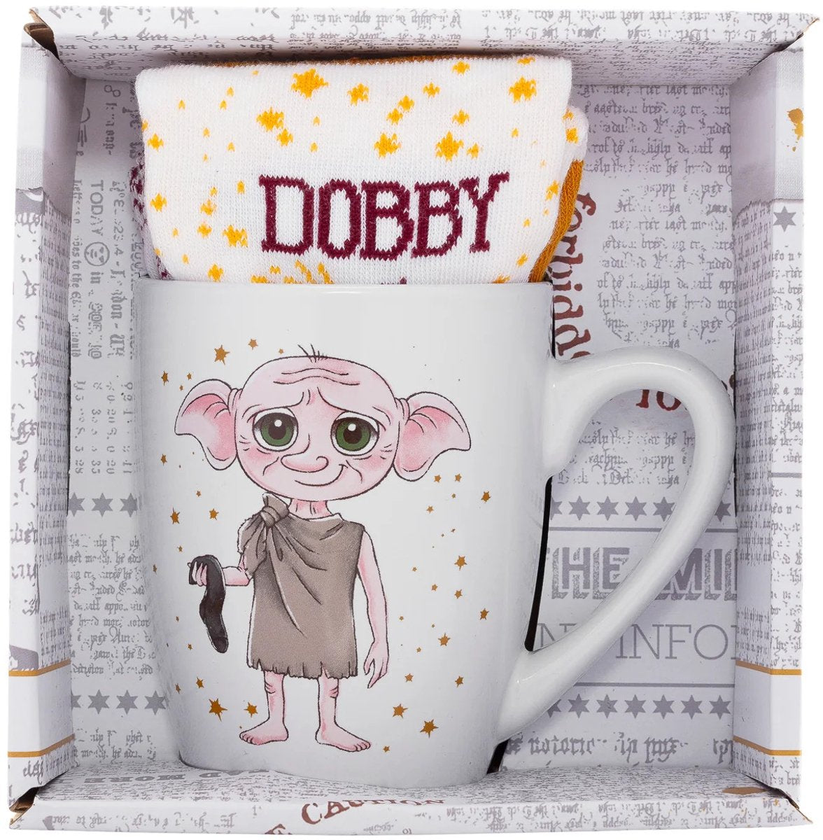 Harry Potter Dobby Mug Socken Unisex-Kopf – mehrfarbig – Standard