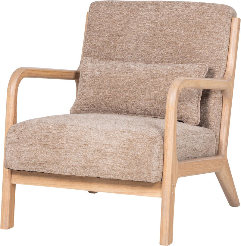 Woood Mark Sessel – Chenille – Sand – 75 x 67 x 82