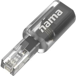 USB-Adapter Hama 00201125 verdrehsicher transparent, schwarz