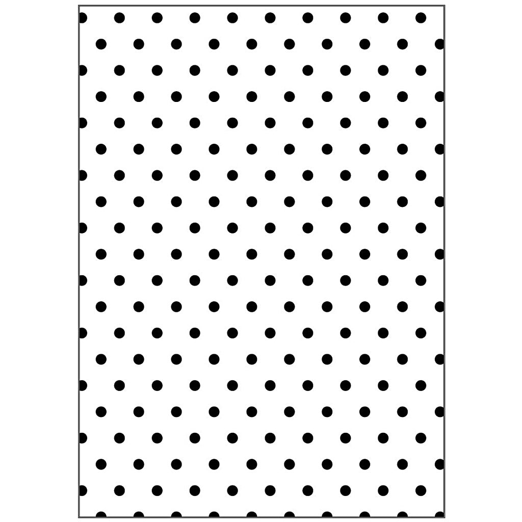 Creativ Company Prägefolder, Punkte, Größe 13x18,5 cm, Stärke 2 mm, 1 Stück