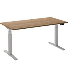 Sitz-Steh-Schreibtisch Ceha ade2plhl208q9016ret Eiche Tabak Melamin, Metall