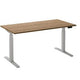 Sitz-Steh-Schreibtisch Ceha ade2plhl208q9016ret Eiche Tabak Melamin, Metall