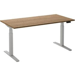 Sitz-Steh-Schreibtisch Ceha ade2plme148q9016ret Eiche Tabak Melamin, Metall